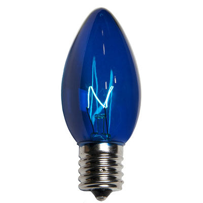 Blue C-7 Blinkies Outdoor Bulbs (25 pack)