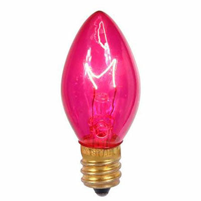Pink C-7 Blinkies Outdoor Bulbs (25 pack)